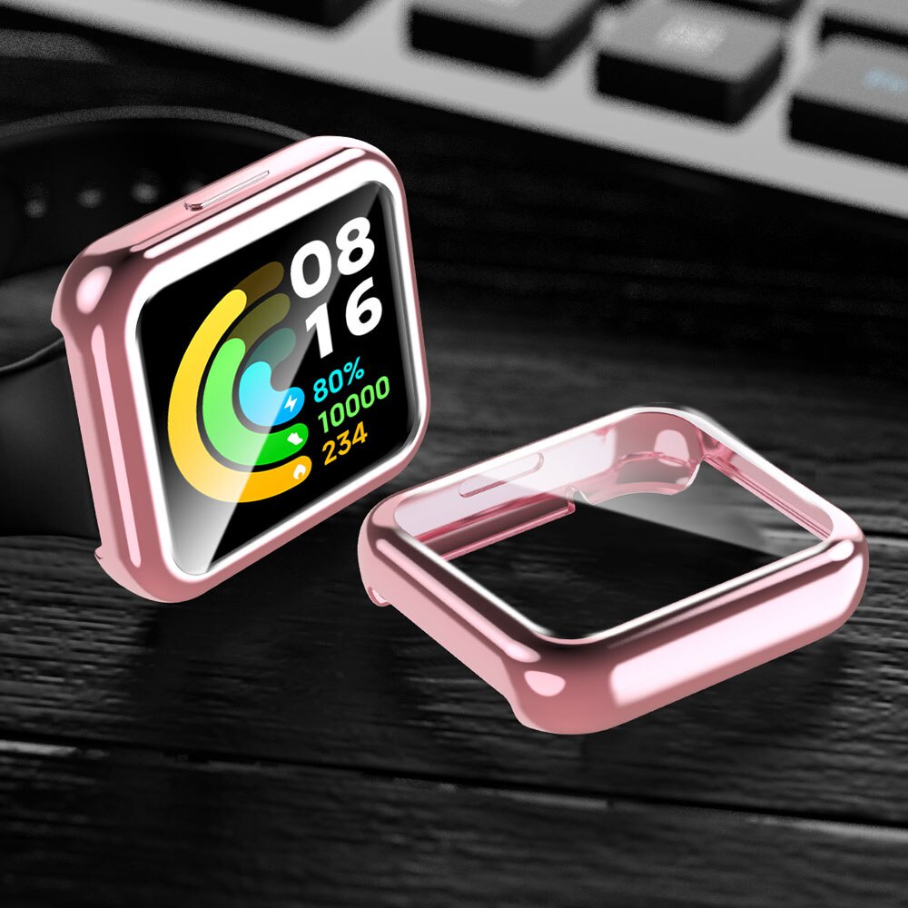 ภาพสินค้าPlating TPU Protector Case for Redmi Watch 2 Lite Global Version Full Screen Protective Shell Cover Redmi Watch2 Lite จากร้าน moyte.th บน Shopee ภาพที่ 4