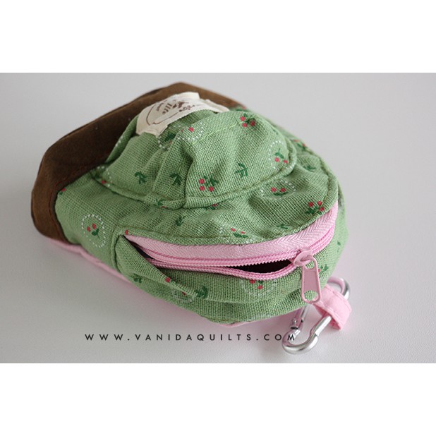 กระเป๋าเป้จิ๋ว-กระเป๋าเป้เล็ก-กระเป๋าสตางค์ผ้า-diy-ลายดอกไม้-สีเขียว-รหัส-bag0114-3