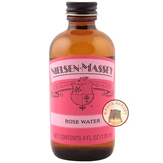 ภาพหน้าปกสินค้าNielsen Massey Pure Rose Water Extract เนลสัน มาสซี่ เพียว โรส เวอเทอร์ เอ็กซ์แทรค (กลิ่นกุหลาบ) 118ml ที่เกี่ยวข้อง