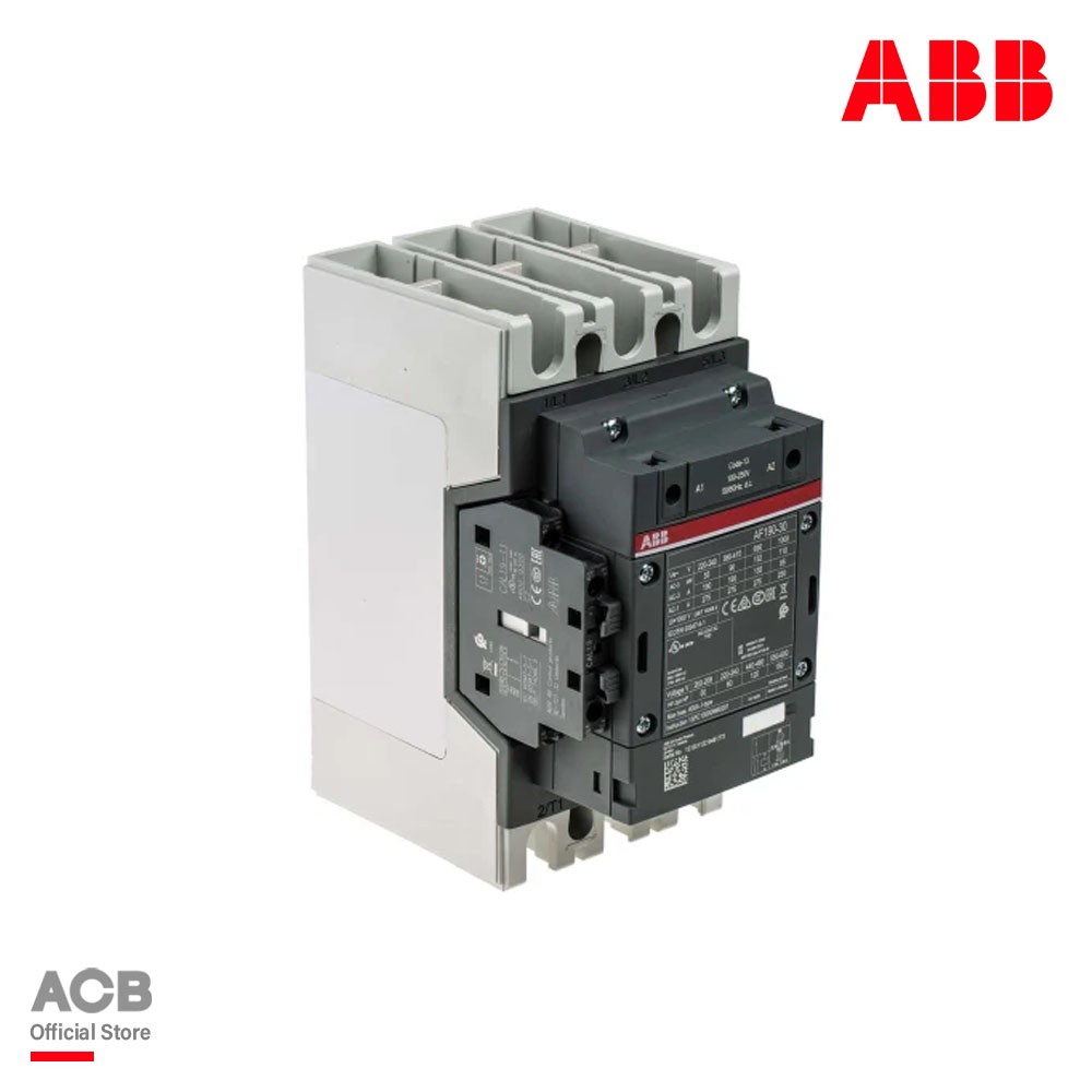 abb-af-range-af190-3-pole-contactor-275-a-230-v-ac-coil-3no-90-kw-รหัส-af190-30-11-13-1sfl487002r1311-เอบีบี