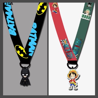 3CA Anime Super Hero Phone Strap Lanyard Keychain Phone Charm Chain Anti-lost Decor 3C