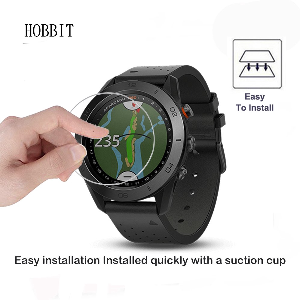 ฟิล์มกันรอยหน้าจอสำหรับ-garmin-approach-s-60-smartwatch-0-3-มม-2-5-d-h-2-ชิ้น