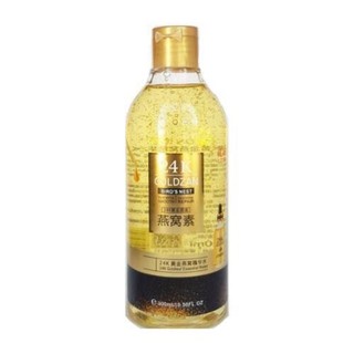 24K Goldzan birds nest 300ml. เซรั่มน้ำตบทองคำ 24K