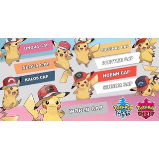 ภาพขนาดย่อของสินค้าPokemon Ashs Pikachu Wearing Ashs Caps หายาก