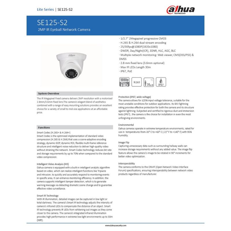 dahua-กล้องวงจรปิด-รุ่น-se125-2mp-ir-turret-network-camera-รับประกัน-3-ปี