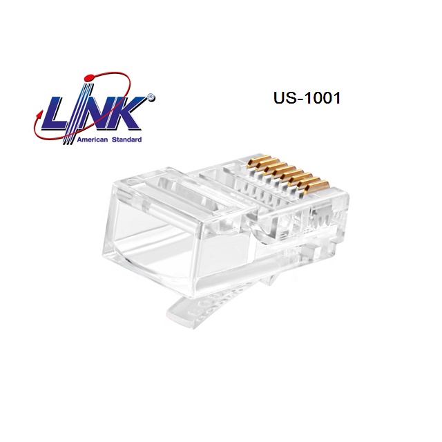 ภาพสินค้าLINK หัวแลน RJ45 CAT5E รุ่น US-1001 ( แพ็ค 10 ) จากร้าน bestdistribution บน Shopee ภาพที่ 2