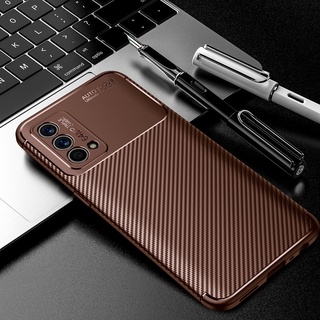 Protective Cover for Realme GT Master Edition GT 5G เคส Men Business Carbon Fiber TPU Material Shockproof Phone Case เคสโทรศัพท