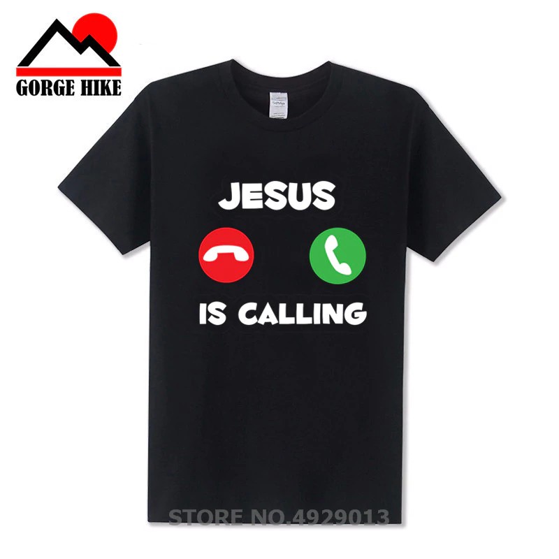 2020-เสื้อยืดพิมพ์ลาย-jesus-called-สำหรับผู้ชาย-sale