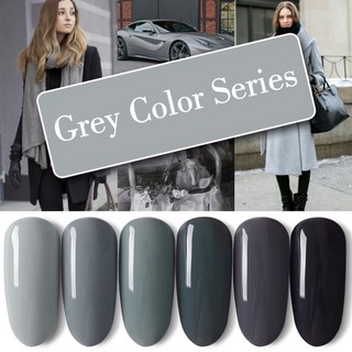 สีทาเล็บเจล Milan สีเทา Grey  ขนาด 15 ml สีทาเล็บเจล  ได้รับมาตราฐาน SGS/MSDS  + เก็บปลายทาง