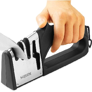 ที่ลับคมมีด Knife sharpener 4 slots  เครื่องลับมีดอเนกประสงค์ 4 ช่อง  ใช้งานง่าย สะดวก ปลอดภัย