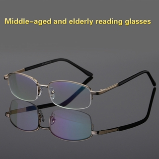 ผู้ชายและผู้หญิงแว่นตาป้องกันแสงสีฟ้าสายตายาวโลหะอ่านและเล่นโทรศัพท์มือถือแว่นอ่านหนังสือ