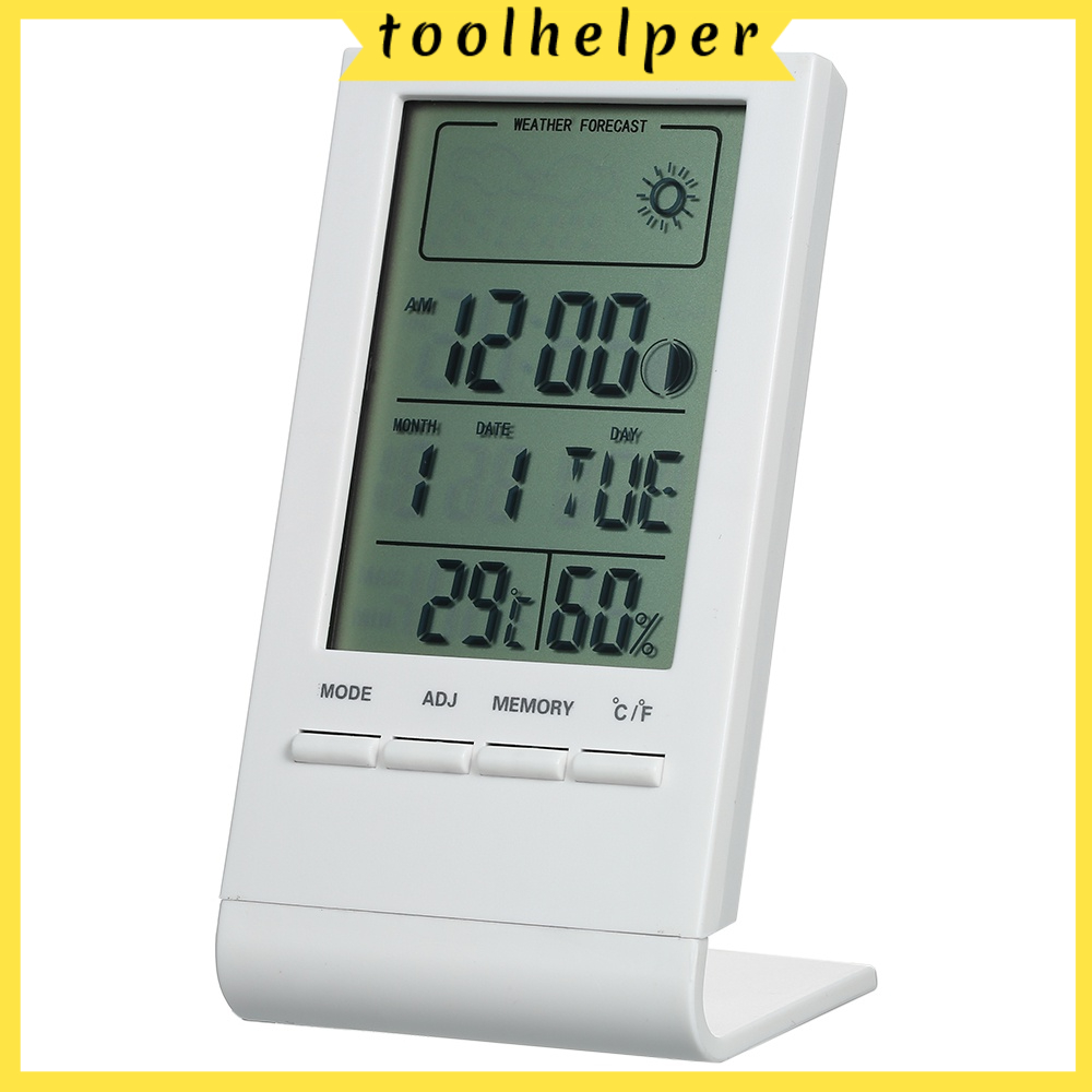 6 Pack Mini Hygrometer Indoor Humidity Meter, Small Digital Thermometer Humid