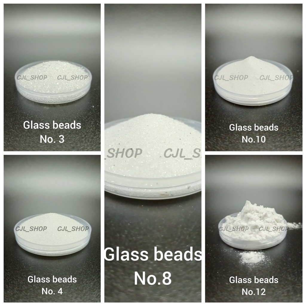 พร้อมส่ง-glass-beads-3-4-8-10-12-13-1กก-ทรายแก้ว-กลาสบีด-ทรายพ่น-พ่นทราย-พ่นอลูมิเนียม-สแตนเลส-พ่นเหล็ก-ทองเหลือง