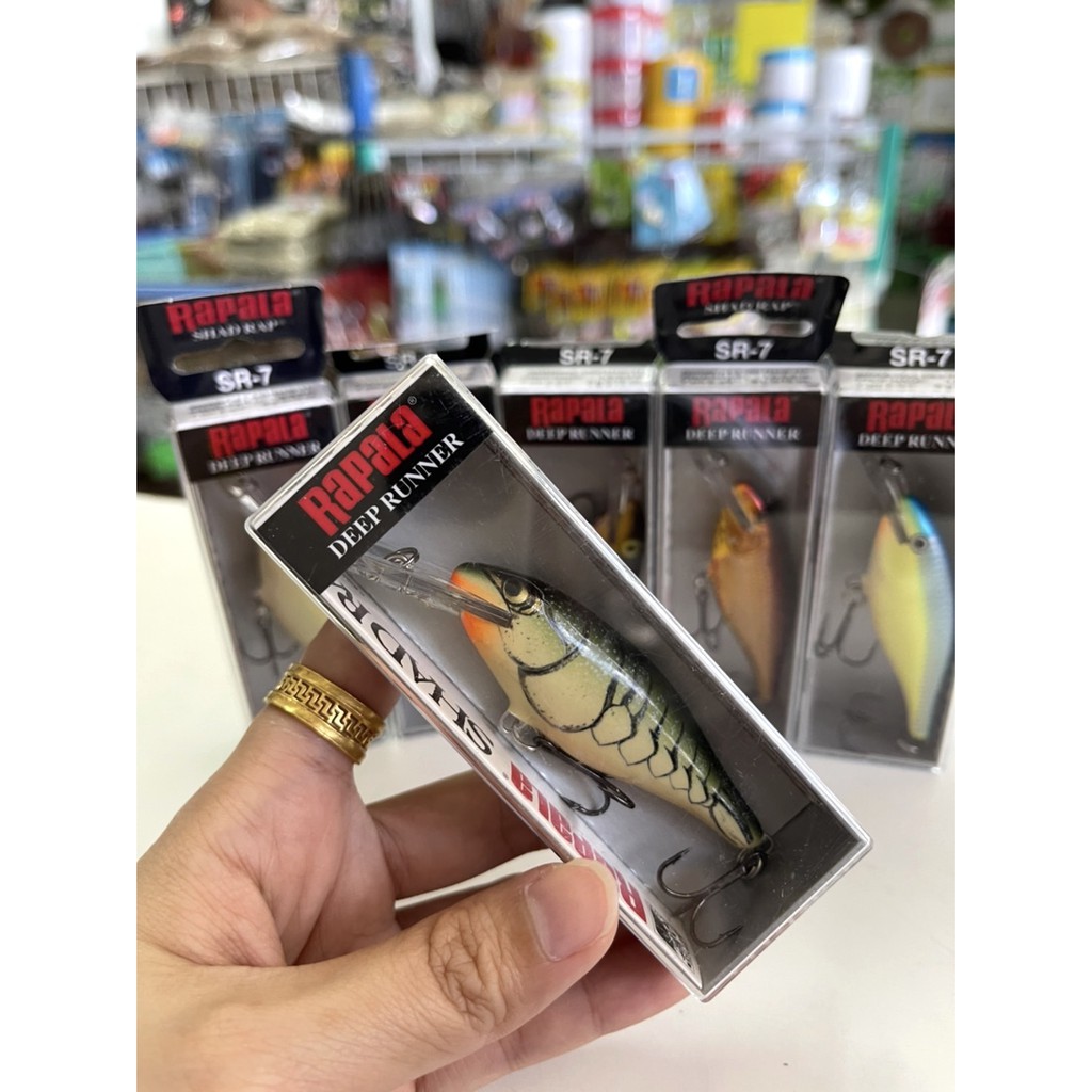 Leurre Rapala Shad Rap Deep Runner SR-7 - 7cm - 8g - Motif Doré