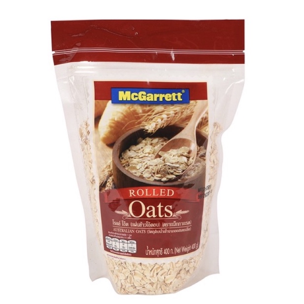 tha-shop-mcgarrette-แม็กกาแรต-ข้าวโอ๊ตอบแห้ง-400-กรัม-ข้าวโอ๊ต-oat-อาหารกึ่งสำเร็จ-อาหารลดน้ำหนัก-ข้าวเพื่อสุขภาพ