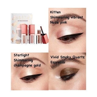 Stila All That Shimmers Glitter &amp; Glow Liquid Eye Shadow Set 2.25ml.