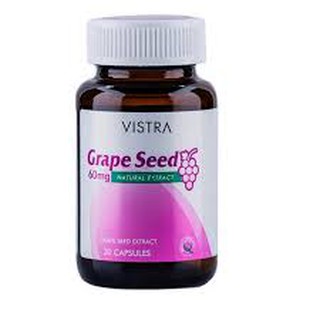 VISTRA GRAPE SEED EXTRACT (30 CAPSULES) สารสกัดเข้มข้นจากเมล็ดองุ่น