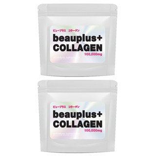 BEAUPLUS+ คอลลาเจนผง บิวพลัส+ คอลลาเจน เปปไทด์ ชุดละ 2 ถุง ถุงละ 100 กรัม / BEAUPLUS+ Fish-Derived Collagen Powder 100,0