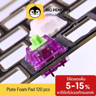 ภาพหน้าปกสินค้าPlate Foam Pad (ติดตำแหน่ง Upper plate) Custom Keyboard 120 ชิ้น Lube Switch ลูป mechanical Keyboard Hotswap ที่เกี่ยวข้อง