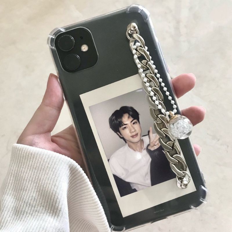 เคส Bts Aesthetic Phone Grip Chain Strap Casing | Shopee Thailand