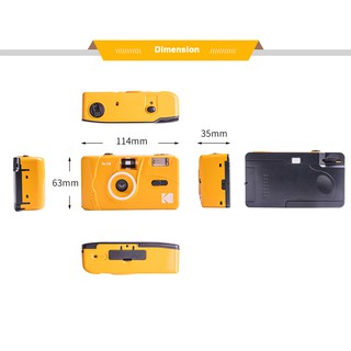 ภาพขนาดย่อของภาพหน้าปกสินค้ากล้องฟิล์ม Kodak M38อัปเกรดของ Kodak m35 จากร้าน misuta.th บน Shopee ภาพที่ 4