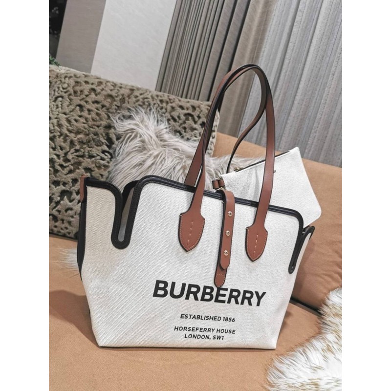 แท้-outlet-new-arrival-burberry-fragrances-tote-bag-with-clutch-vip-gift-with-purchase-gwp
