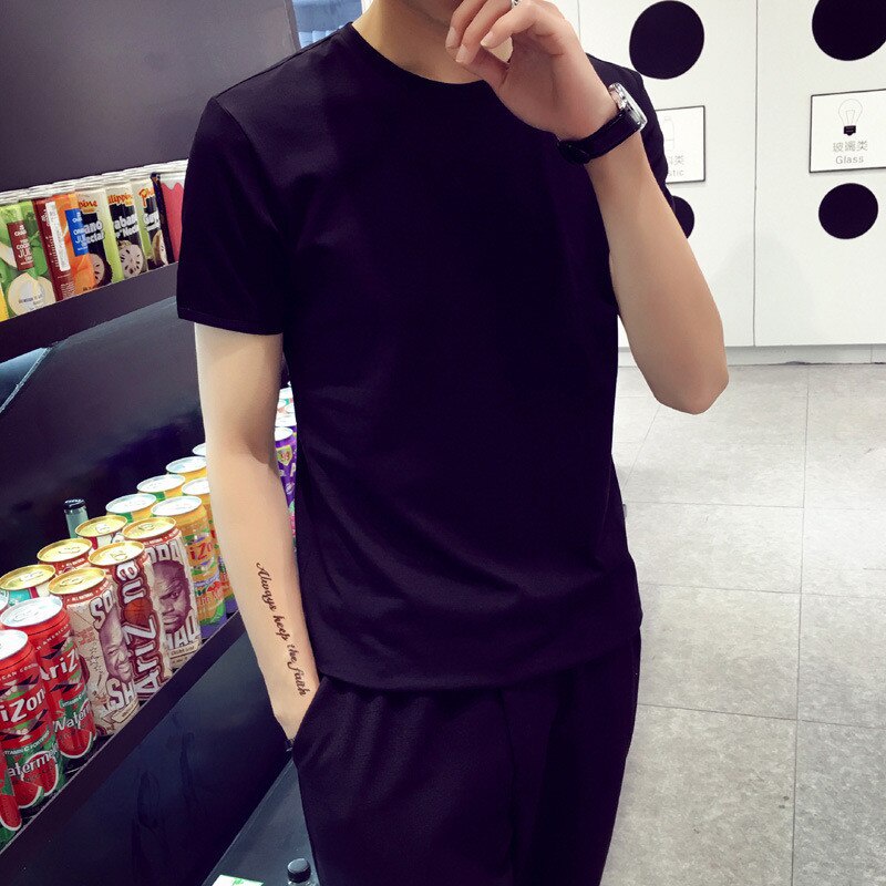 เสื้อยืดอินเทรนด์ผู้ชายอินเทรนด์ผู้หญิงเสื้อยืดลําลอง-ผ้าฝ้าย-แขนสั้น-คอกลม-พิมพ์ลาย-merry-slothmas-น่ารัก-สไตล์เกาหลี-ส