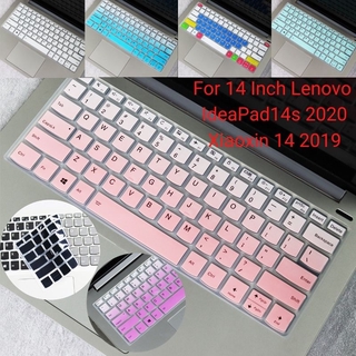 เคสคีย์บอร์ดซิลิโคนนิ่ม แบบบางพิเศษ สําหรับ Lenovo IdeaPad14s 2020/Xiaoxin 14 2019 14 นิ้ว