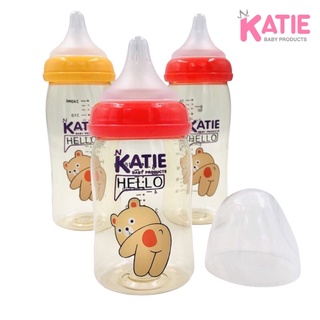 สินค้า KATIE (เคที่) 🌈 ขวดนมสีชา ขวดนมเด็ก ขวดนมคอกว้าง PPSU 5 และ 8 ออนซ์