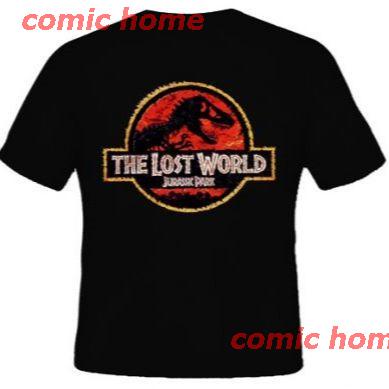 comic-home-new-gildan-เสื้อยืดลําลองแขนสั้นพิมพ์ลาย-jurasic-park-distro-sale