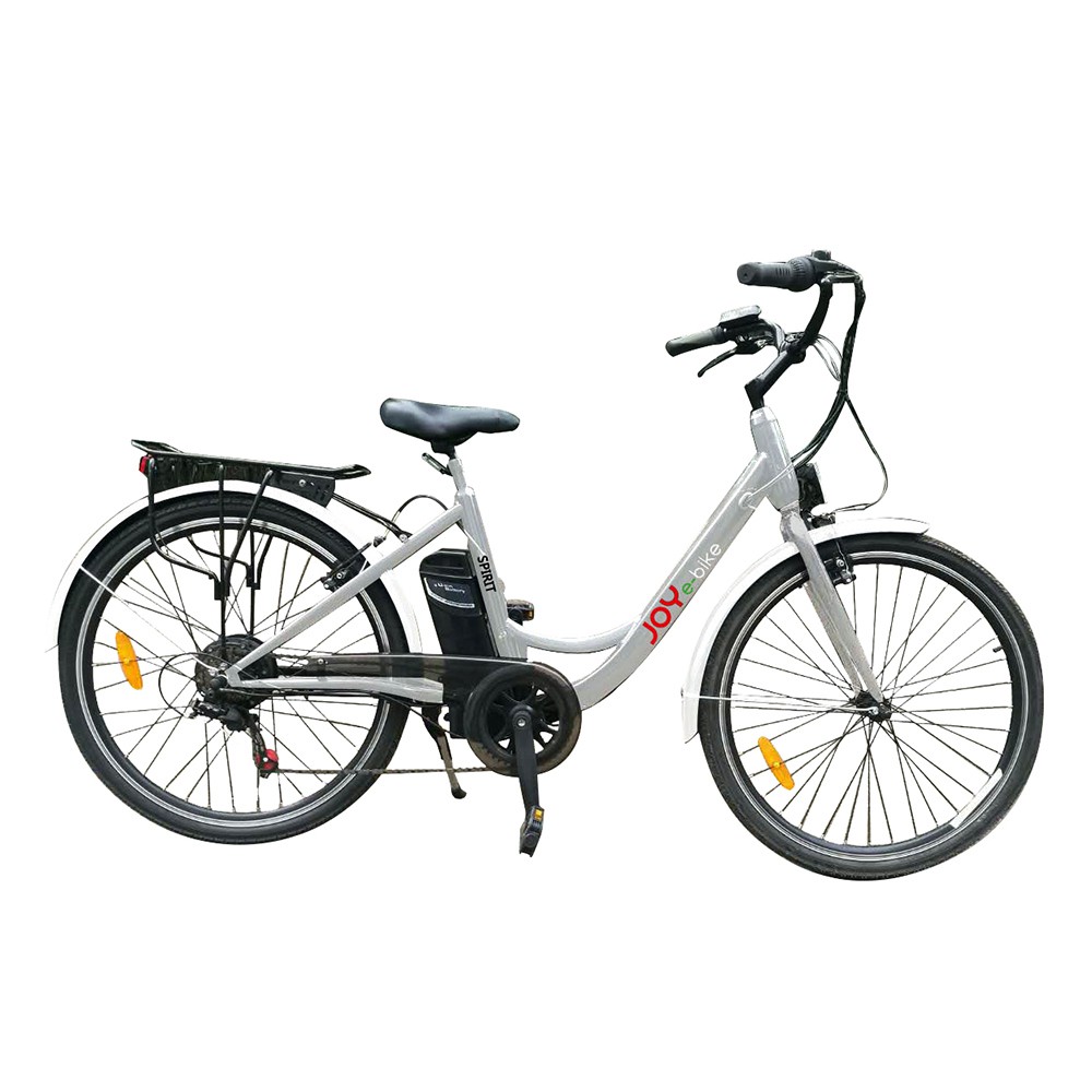 จักรยานไฟฟ้า-joy-bicycle-e01-spirit-สีเทา-จักรยานไฟฟ้าและสกู๊ตเตอร์-จักรยาน-กีฬาและฟิตเนส-electric-bicycle-joy-e01-spiri