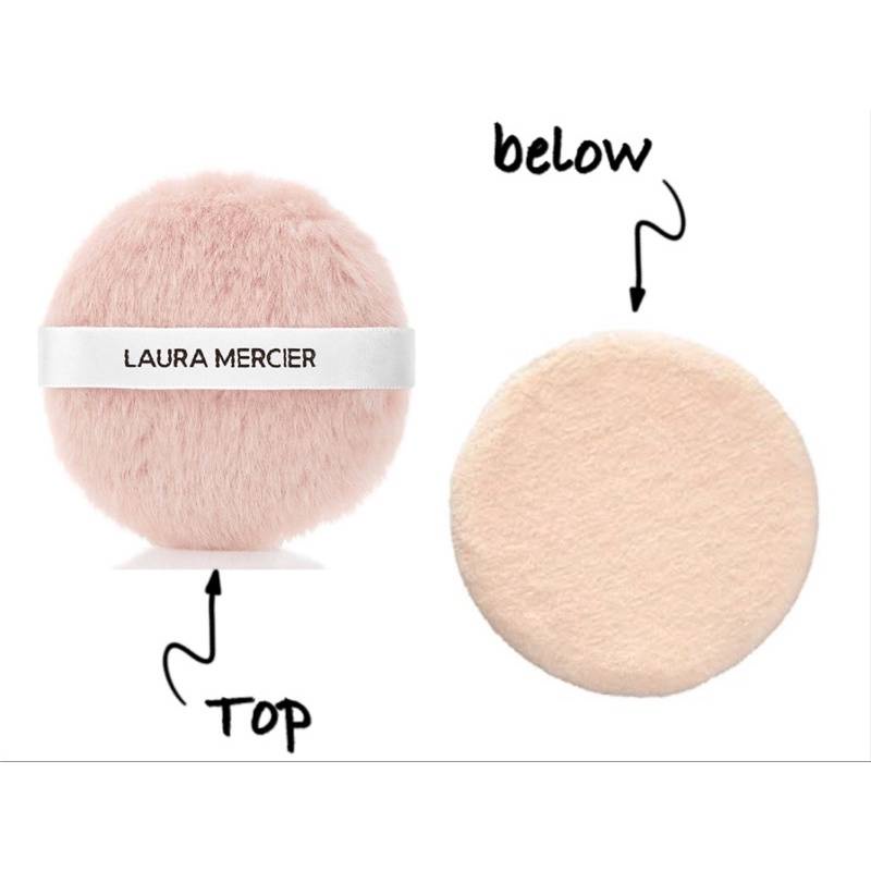 พัฟลอล่า-laura-mercier-rose-velour-puff-แบ่งขายจากกล่อง-set-แท้100