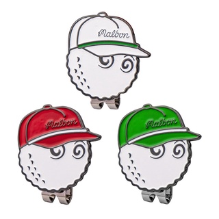 [Korea] คลิปหนีบหมวกกอล์ฟ โลหะ แม่เหล็ก สีเขียว#2203