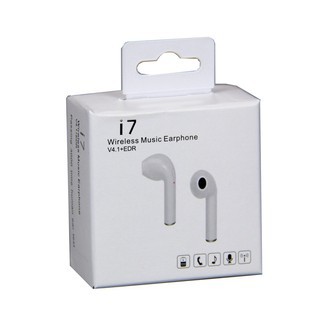 i7 หูฟังข้างเดียว  Wireless Music Bluetooth Earphone V4.1 + EDR