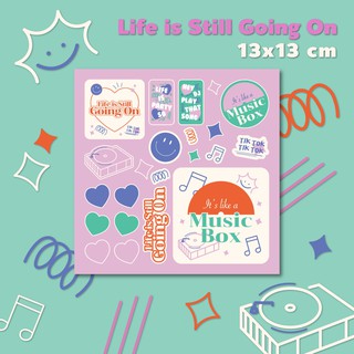 [พร้อมส่ง] สติกเกอร์ Nct, Sticker Nct, Nct Dream ลาย Life is still going on