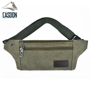 CASDON-กระเป๋าทางสะพายคาดหน้าอก กระเป๋าแฟชั่น ผ้าแคนวาส เกรดพรีเมี่ยม รุ่น XQ-221 พร้อมส่งจากไทย
