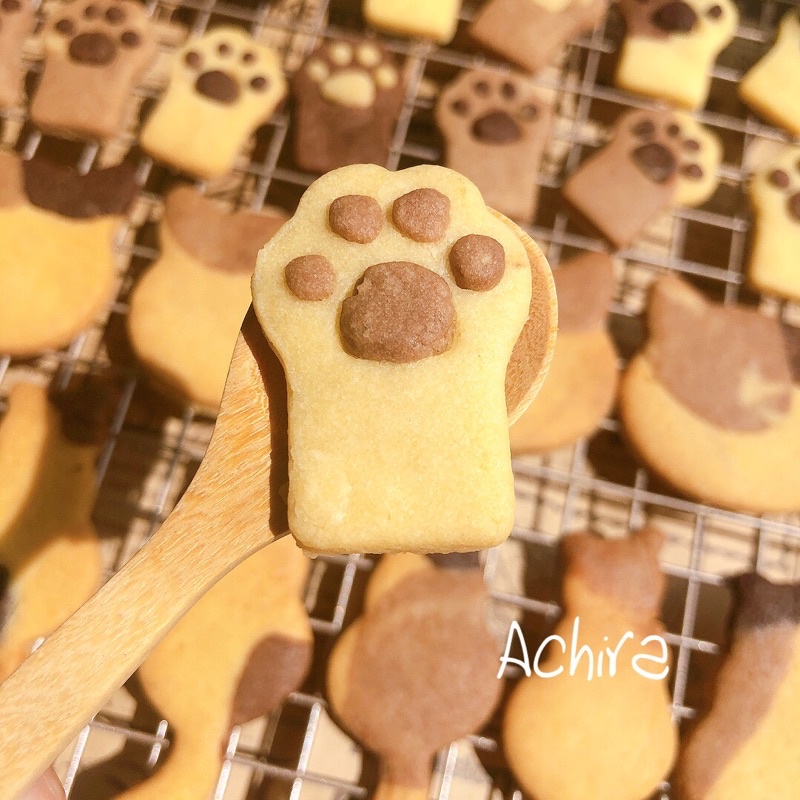 achira-calico-cat-butter-cookies-คุ้กกี้แมวสามสี