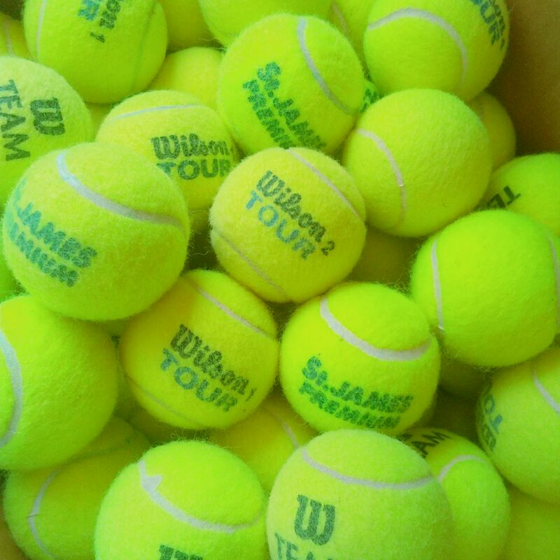 ภาพหน้าปกสินค้าลูกบอลเทนนิส ลูกเทนนิสมือสอง ลูกเทนนิสฝึกซ้อม งานแบรนด์ จากร้าน yabaselovely บน Shopee