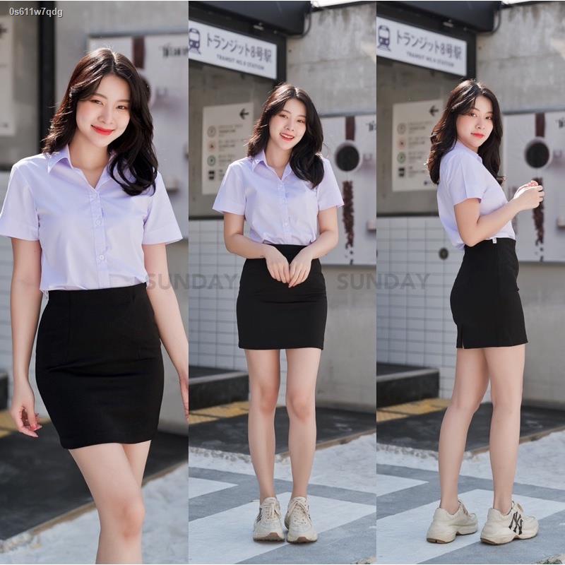 กระโปรงskirt-กระโปรงนักศึกษาทรงเอ-ผ่าหลัง-กระโปรงทรงเอ-ยาว16-18-20ผ้ายืดฮานาโกะกระโปรงราคาถูกที่สุด