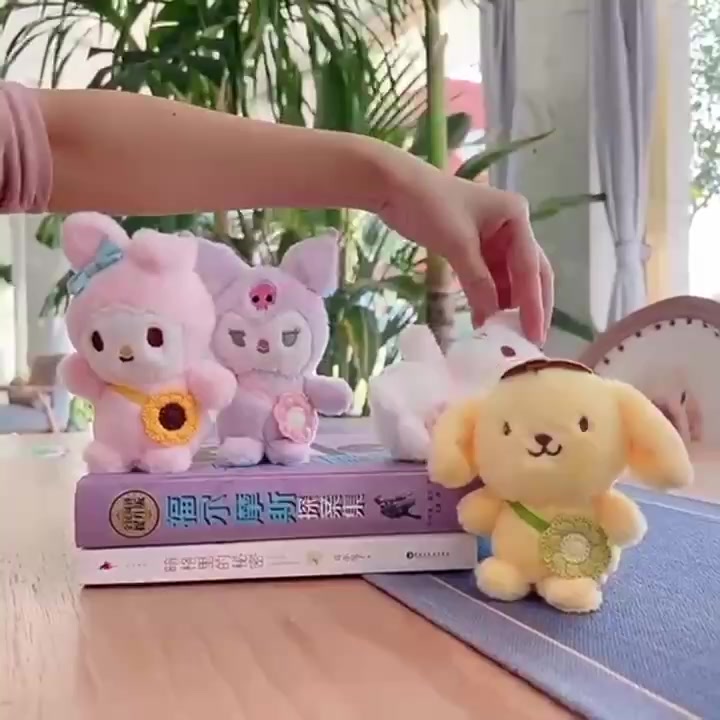 sanrio-พวงกุญแจ-จี้ตุ๊กตาเมโลดี้-ซานริโอ้-ซินนาม่อนโรลน่ารัก-แบบนิ่ม-สําหรับห้อยกระเป๋า