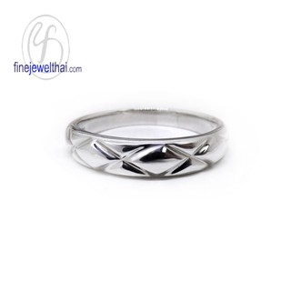 Finejewelthai แหวนเงิน-เงินแท้ 925-แหวนหมั้น-แหวนแต่งงาน-silver-wedding-Ring - R119600