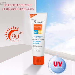 【DREAMER】Disaar Face Body Whitening Sunscreen Cream Moisturizing Brightening Refreshing Waterproof UV Protector Concealer Isolation Sunblock 80ml