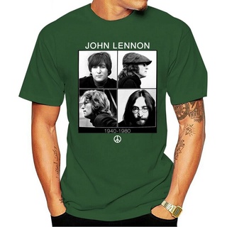 เสื้อยืดลําลอง ผ้าฝ้าย 100% แขนสั้น พิมพ์ลาย John Lennon 1940-1980 สไตล์เรโทร คลาสสิก 2022