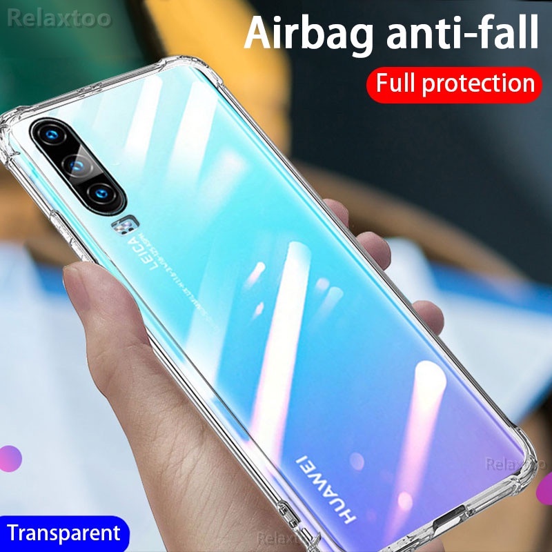 รูปภาพของShockproof Phone Case For Huawei Mate 20 30 40 P20 Lite P30 P40 Pro Plus Pro+ P40 Lite Y5p Y7p Y8p Y6p NOVA 3E 3i 3 4E 5T 7i 7 SE Y5 Lite 2018 Y6 Pro Y7 Y9 Prime 2019 Y9s Y6s 2020 5G Clear Cover Casingลองเช็คราคา