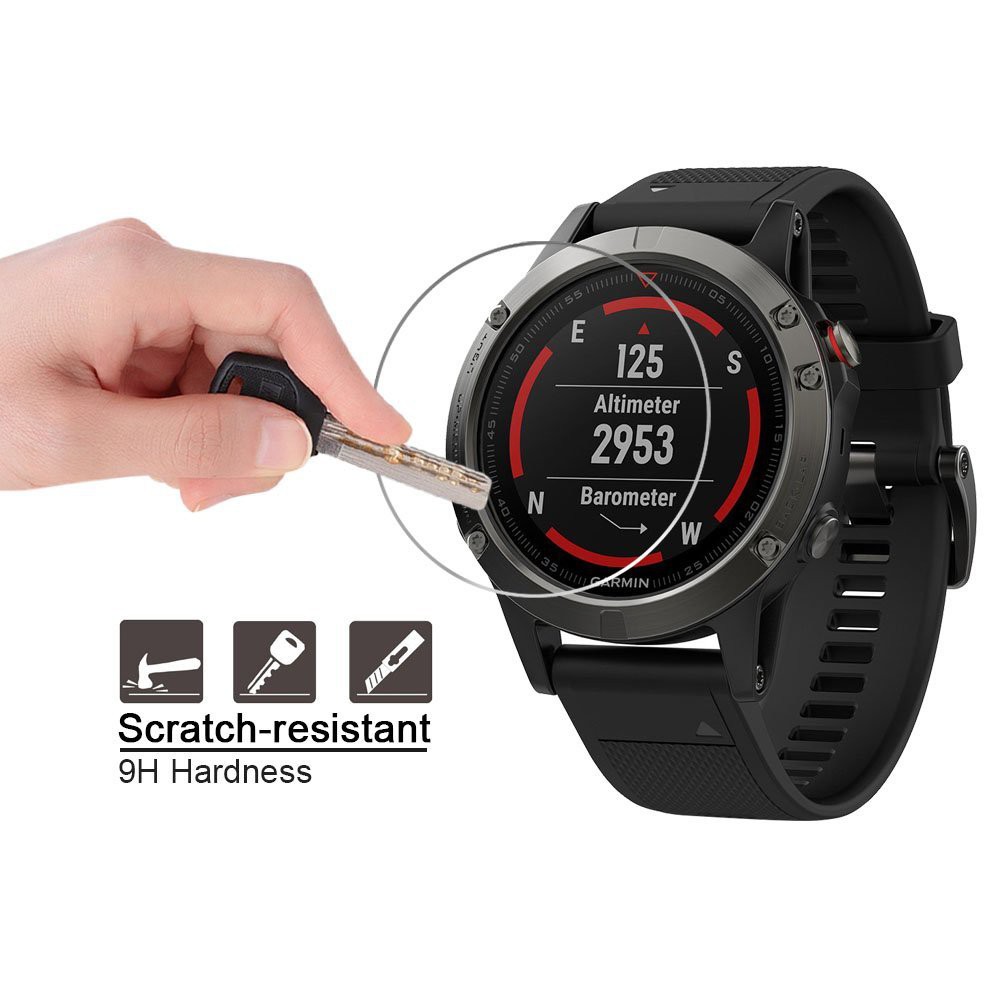 กระจกนิรภัยป้องกันหน้าจอสำหรับ-garmin-fenix-5s-gps