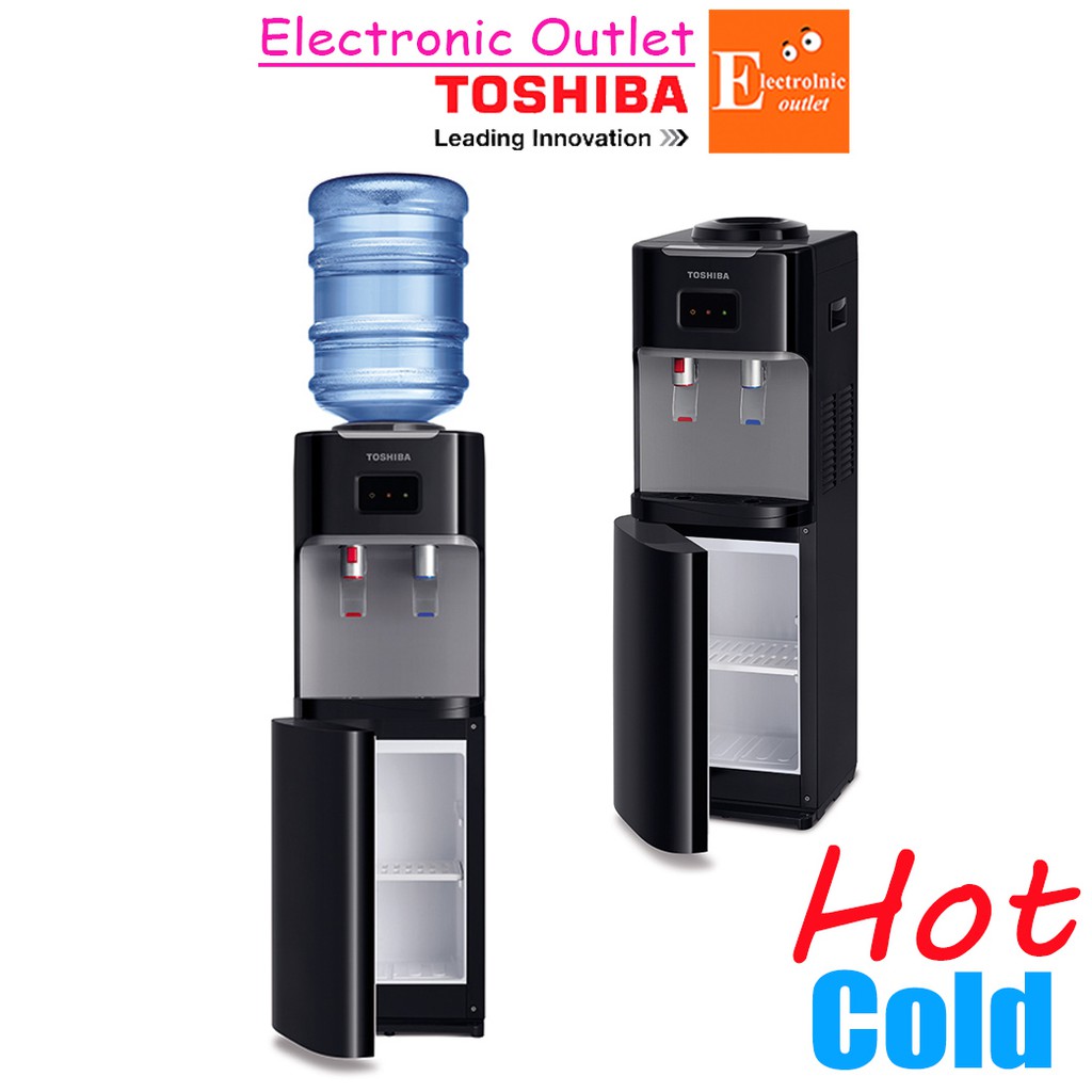 toshiba-เครื่องทำน้ำร้อนน้ำเย็น-รุ่น-rwf-w1664tk-k-สีดำ