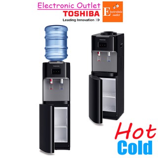 TOSHIBA เครื่องทำน้ำร้อนน้ำเย็น รุ่น RWF-W1664TK (K) สีดำ