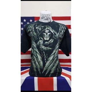 เสื้อ กะโหลกปีกสวยมากๆ สกรีนเต็ม เท่ห์ๆ โดนๆ คัดเด็ดๆมาราคาถูกๆ  Vintage สวยๆ ป้ายบิน