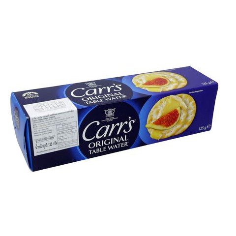 Carr's Table Water Crackers 125g คาร์ส เทเบิลวอเตอร์ บิสกิต 125 กรัม ...