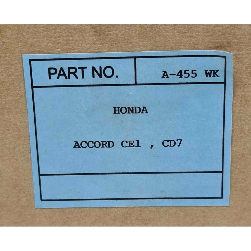 ผ้าเบรคหน้า-ผ้าดิสเบรคหน้า-honda-accord-ce1-cd-7-ปี-1994-1996-sedan-2-0-2-2-รหัส-a-455